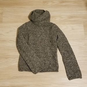 Express gray cowl sweater